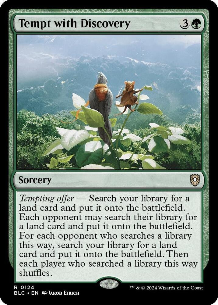 Tempt with Discovery – BLC 0124 – NM – MTG Magic
