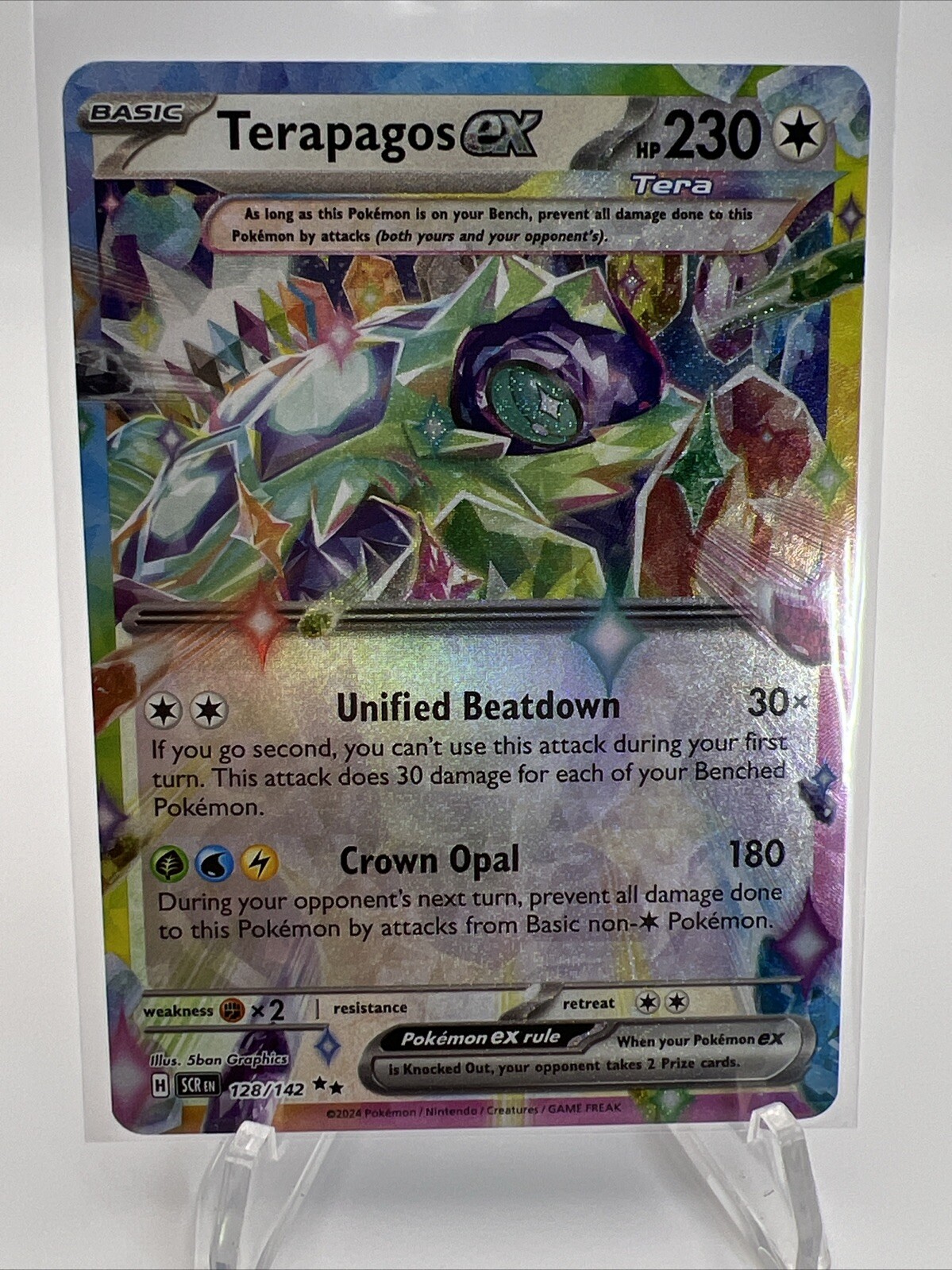 Terapagos EX – 128/142 – Stellar Crown NM/MT