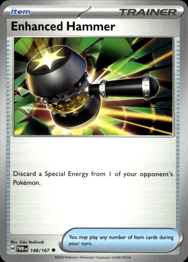 Enhanced Hammer 148/167 Twilight Masquerade UC NM Eske Yoshinob Pokemon