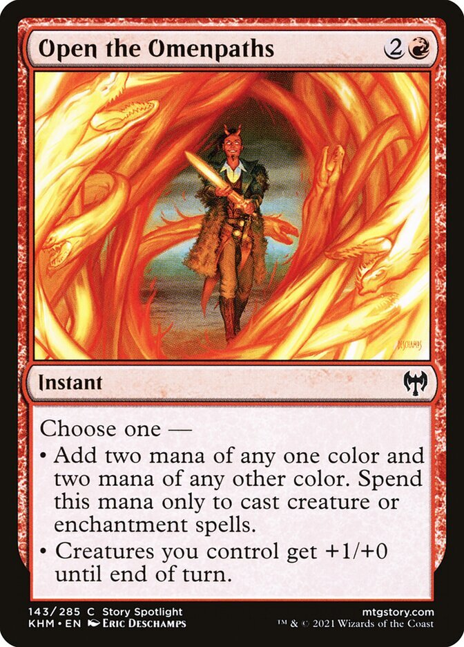 Open the Omenpaths Foil (143) Kaldheim x4 4x KHM MTG Playset Magic