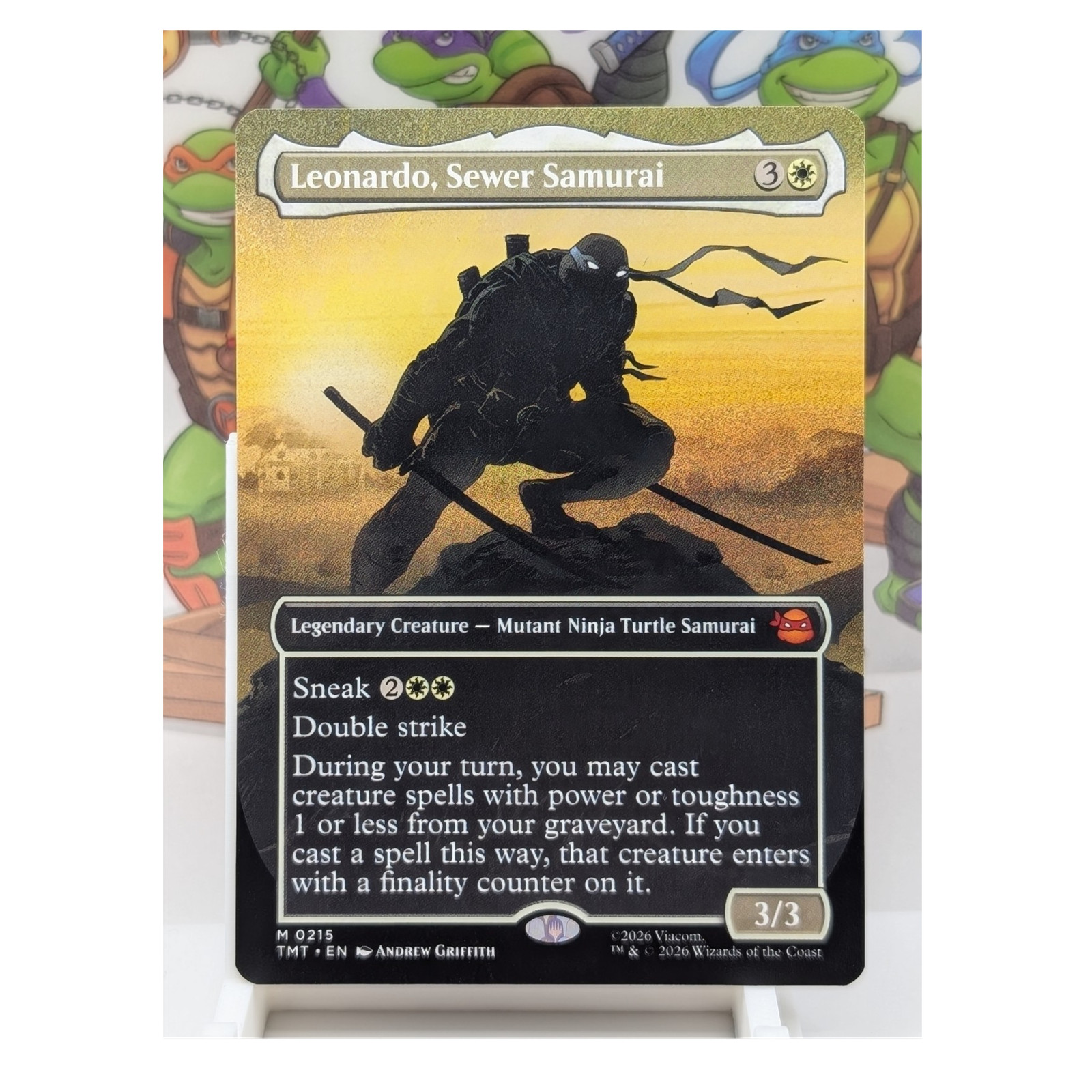 Leonardo, Sewer Samurai – Magic the Gathering Teenage Mutant Ninja Turtles