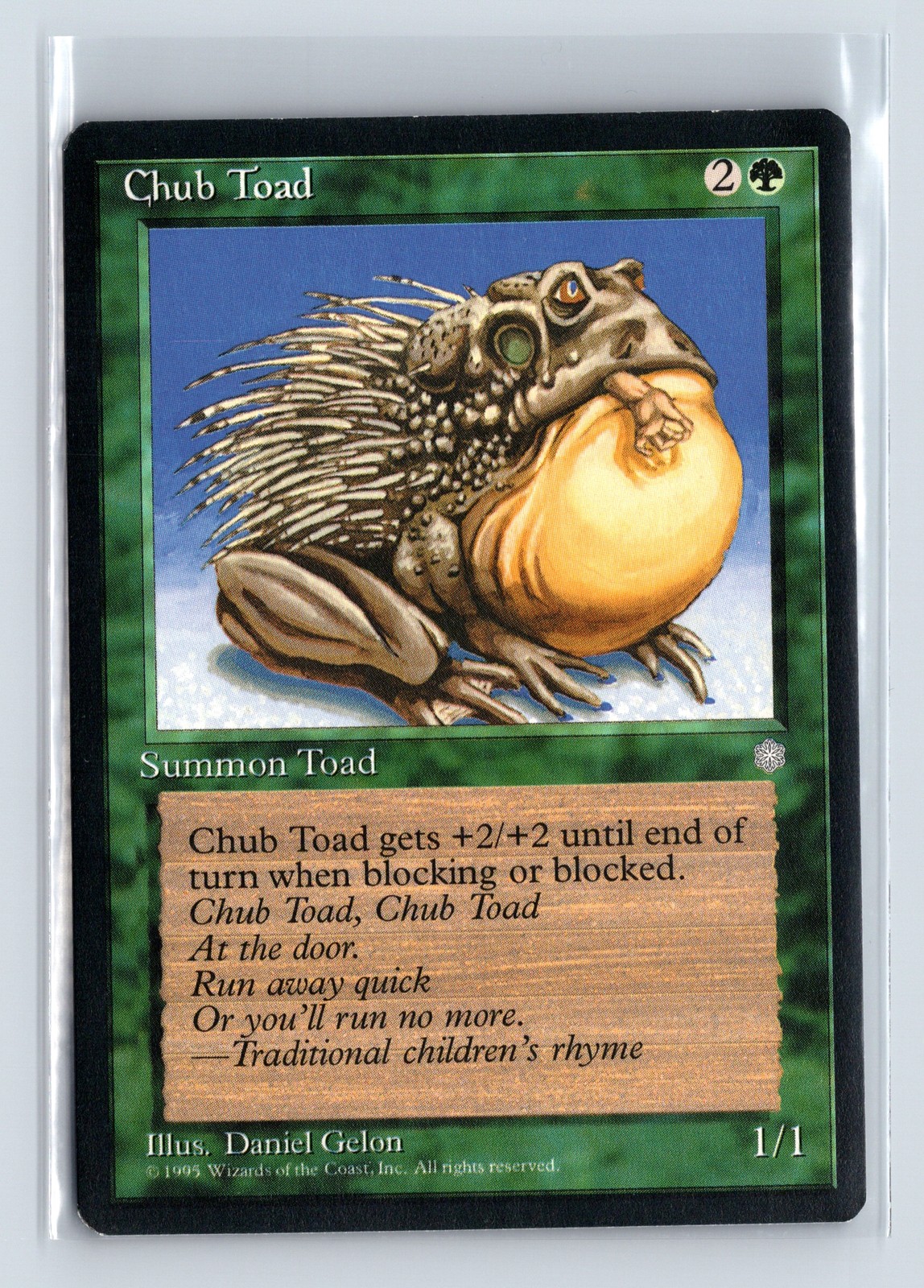 CHUB TOAD (2x) – Ice Age – Common MTG Magic the Gathering