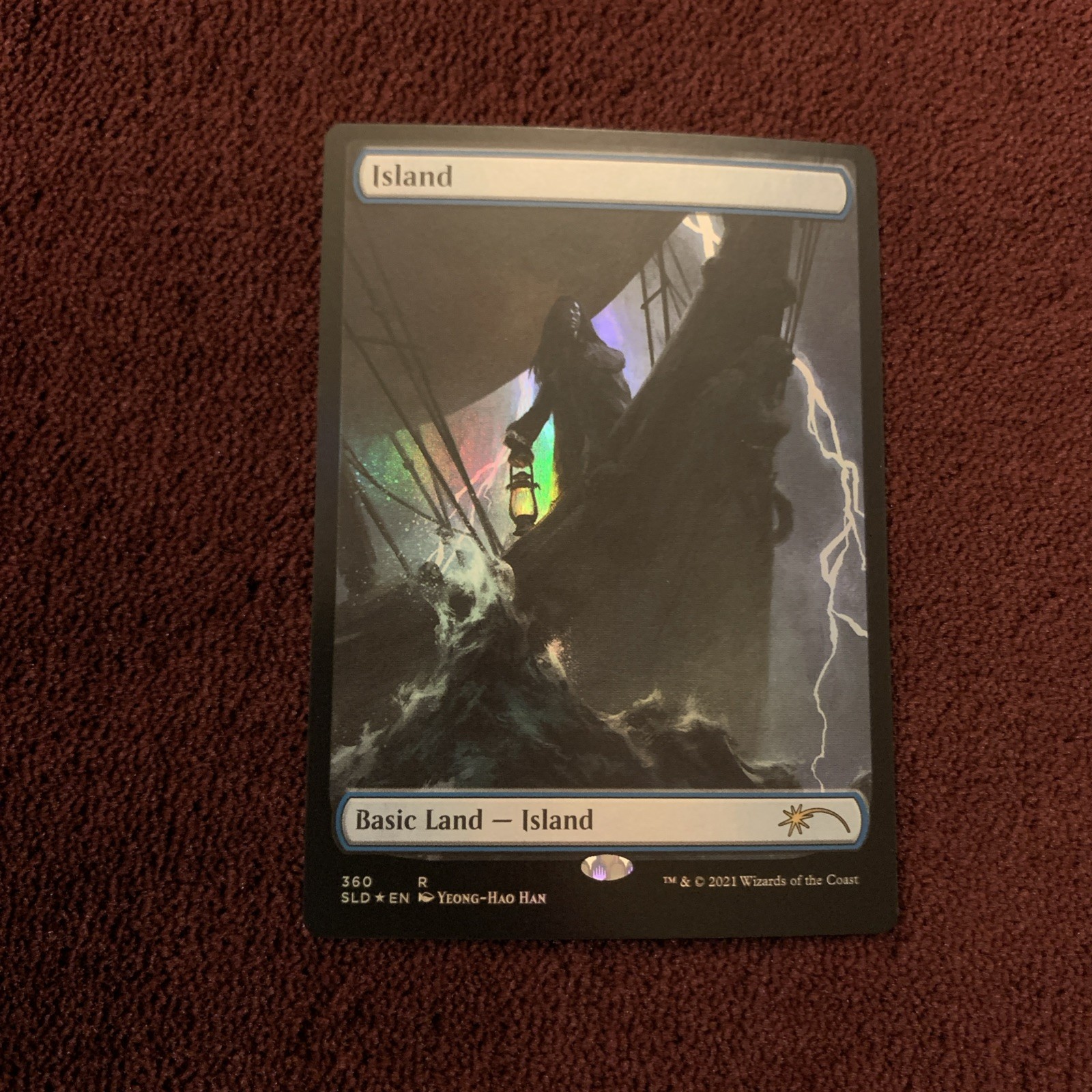 MTG Secret Lair Dracula Lands Island (SLD) #360 Near Mint (NM) Condition Magic