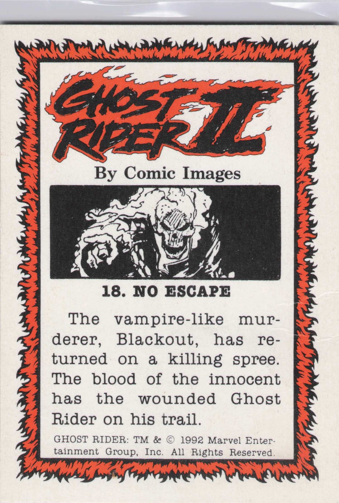 No Escape 1992 Comic Images Ghost Rider II #18