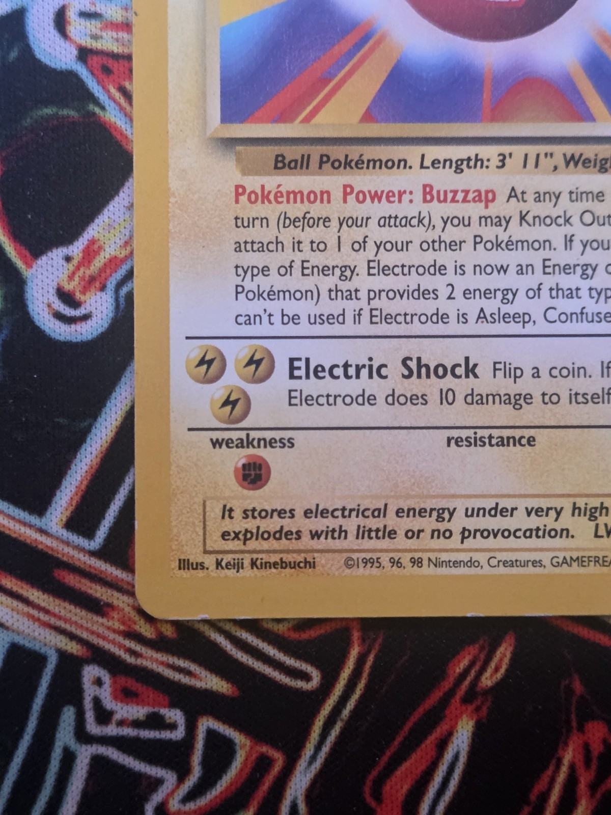 Pokemon TCG – Electrode 21/102 – Non Holo Rare – Base Set Unlimited Vintage 1999
