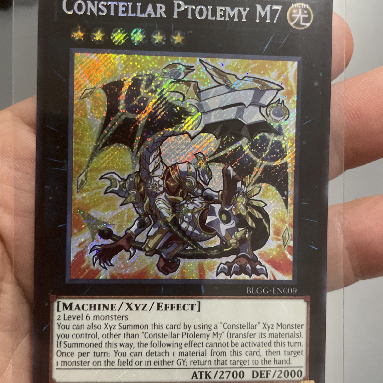 Constellar Ptolemy M7 BLGG-EN009 SECRET RARE NM! FREE SHIPPING! +Bonus Cards!