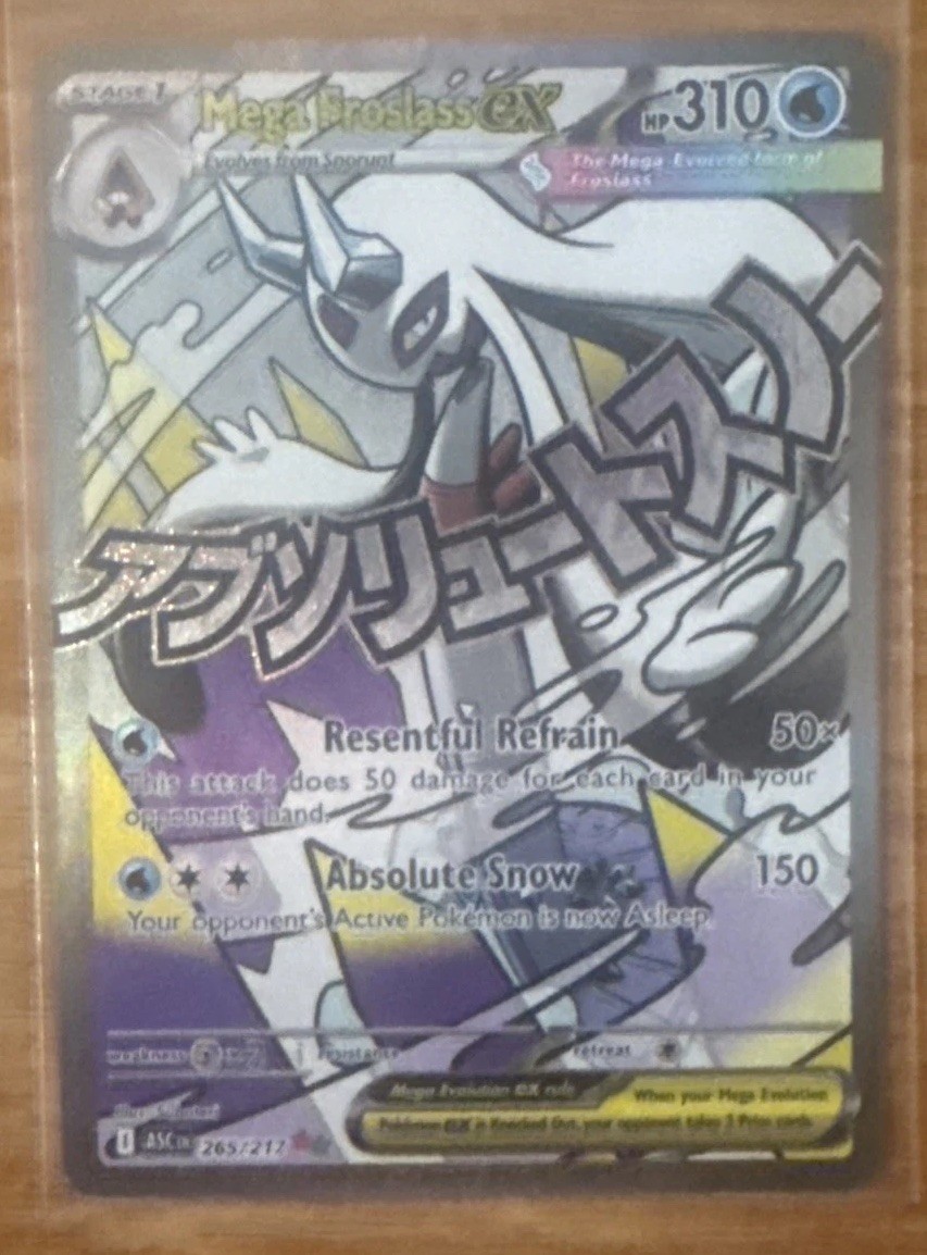 Mega Froslass ex 265/217 Mega Attack Rare ME: Ascended Heroes Pokemon NM/M