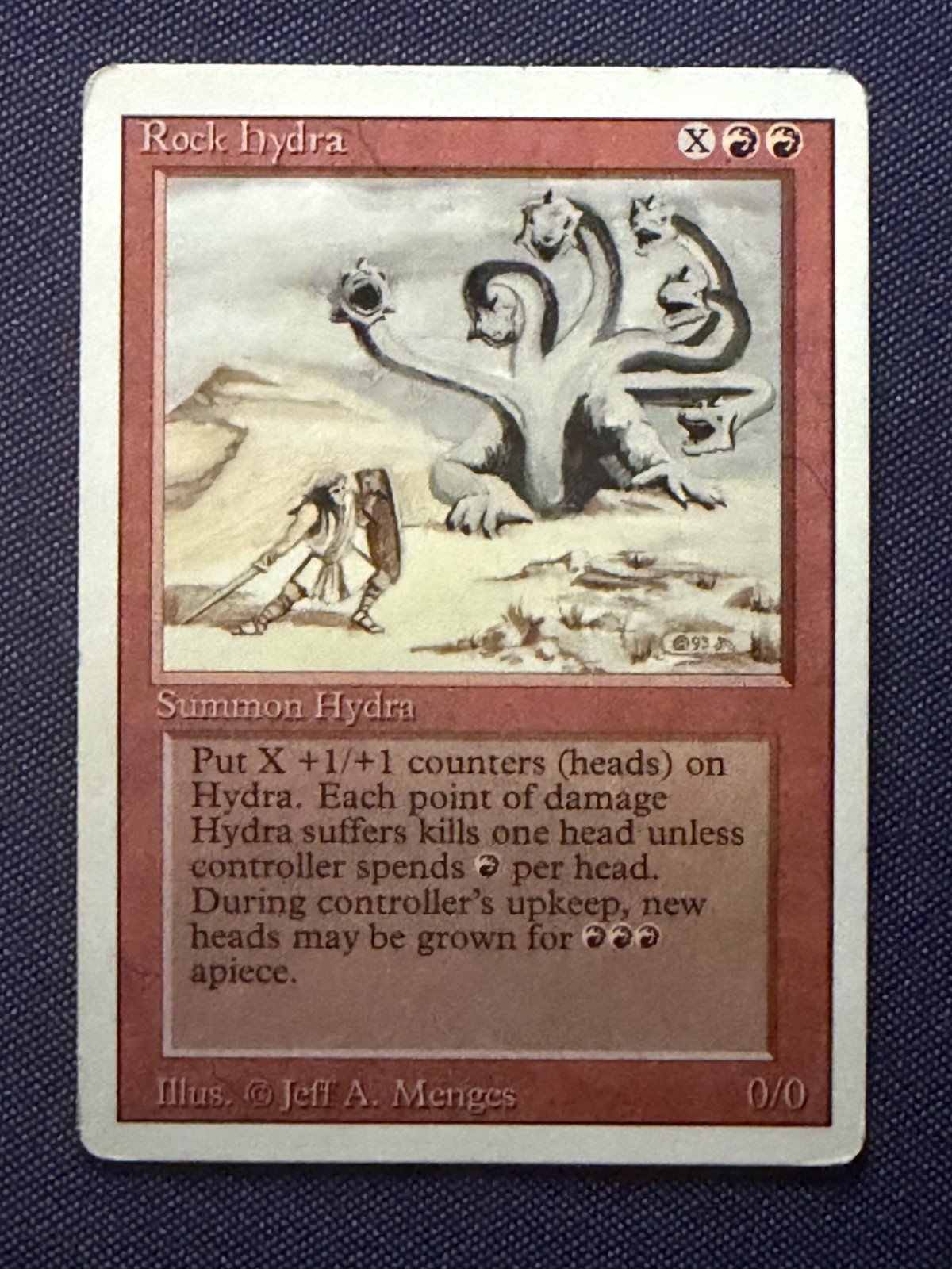 Rock Hydra – 1994 Magic the Gathering MTG Revised – Free Shipping!