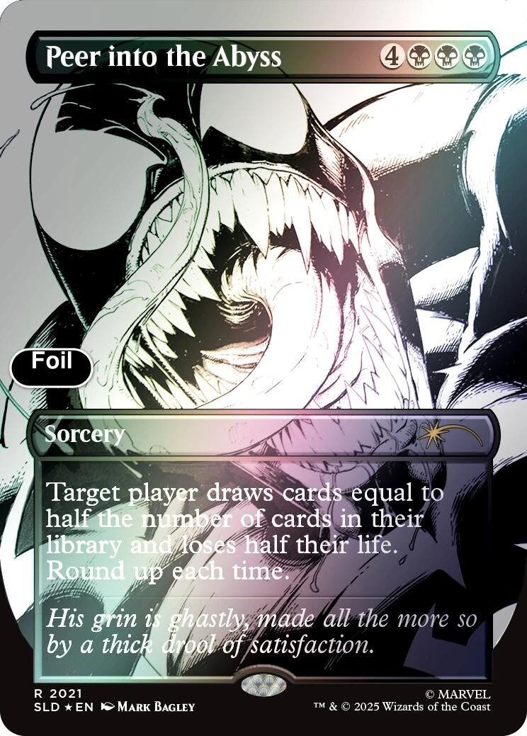Peer into the Abyss (Rainbow Foil) 2021 Secret Lair Drop Series NM EN