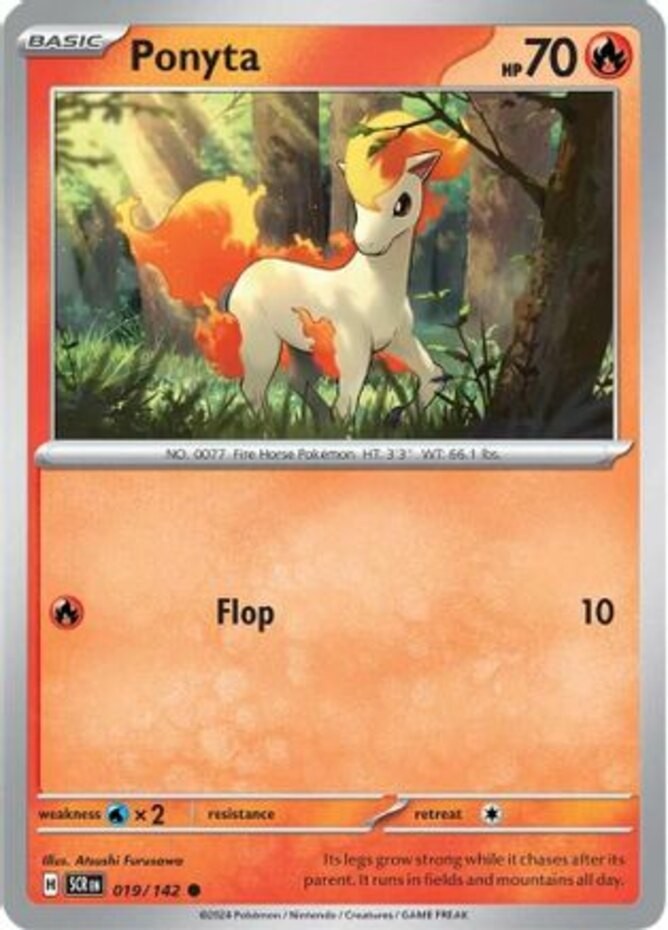 Ponyta – 019/142 – Common – Near Mint