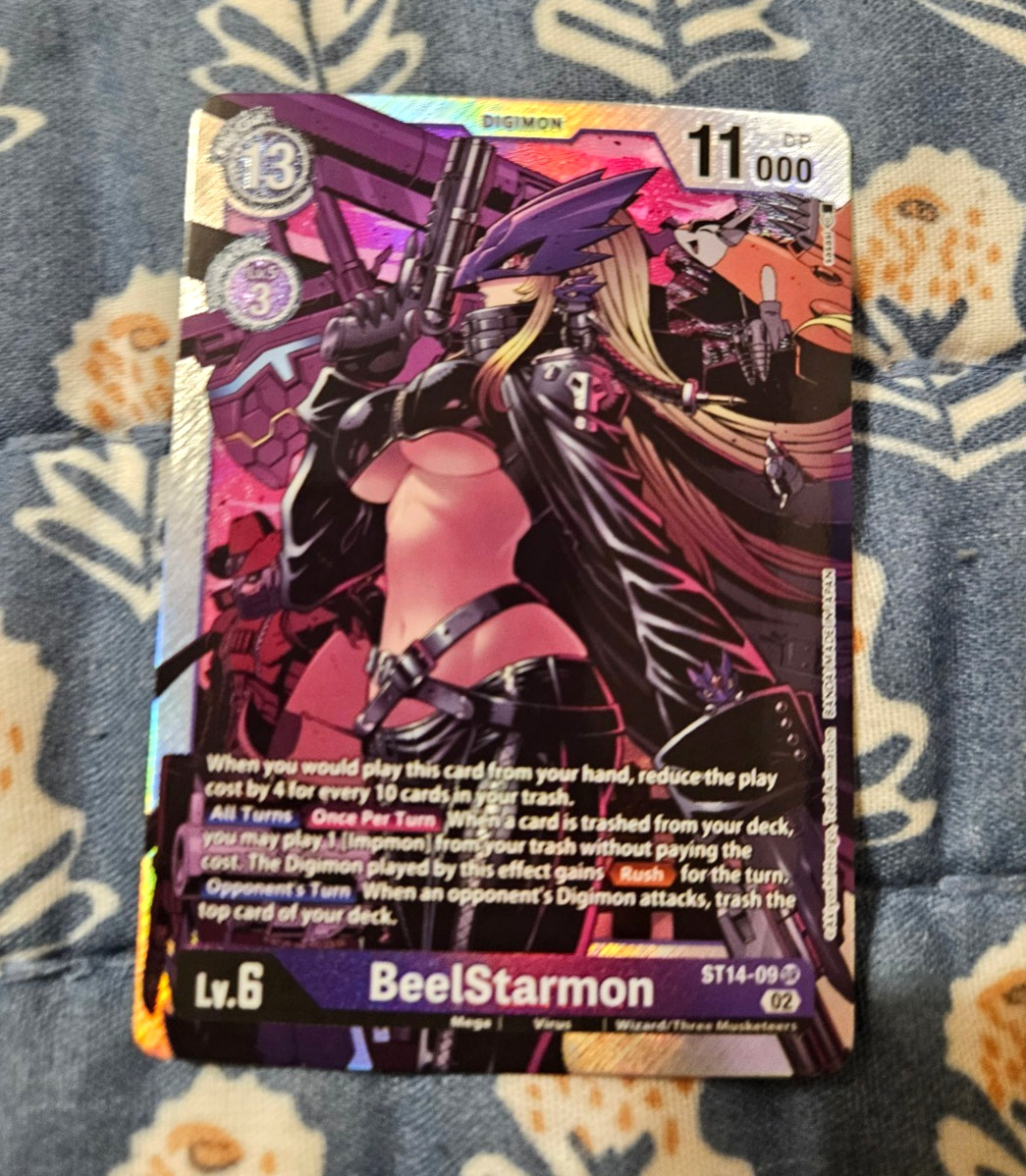 BeelStarmon FOIL SR ST14-09 Deck 14: Beelzemon – Digimon