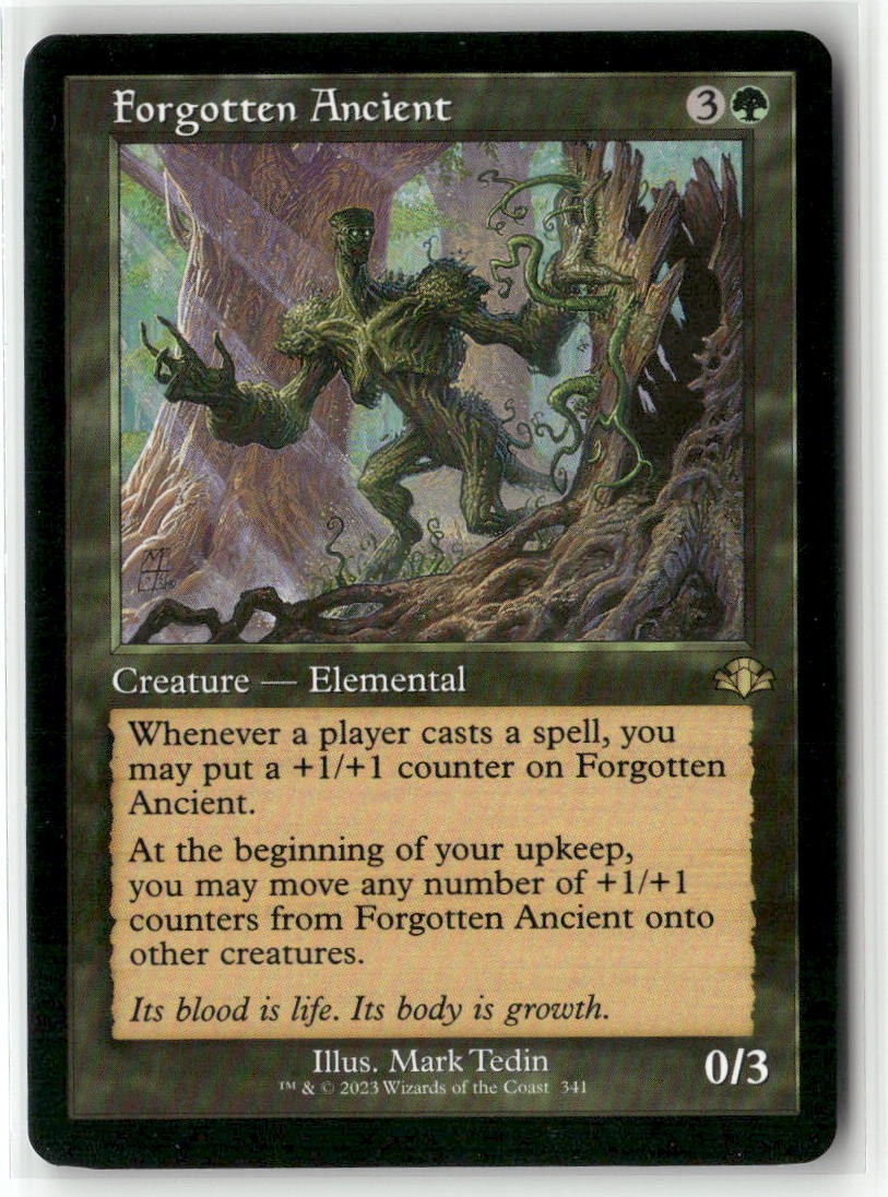 Forgotten Ancient (Retro Frame) Normal R Dominaria Remastered 341 NM