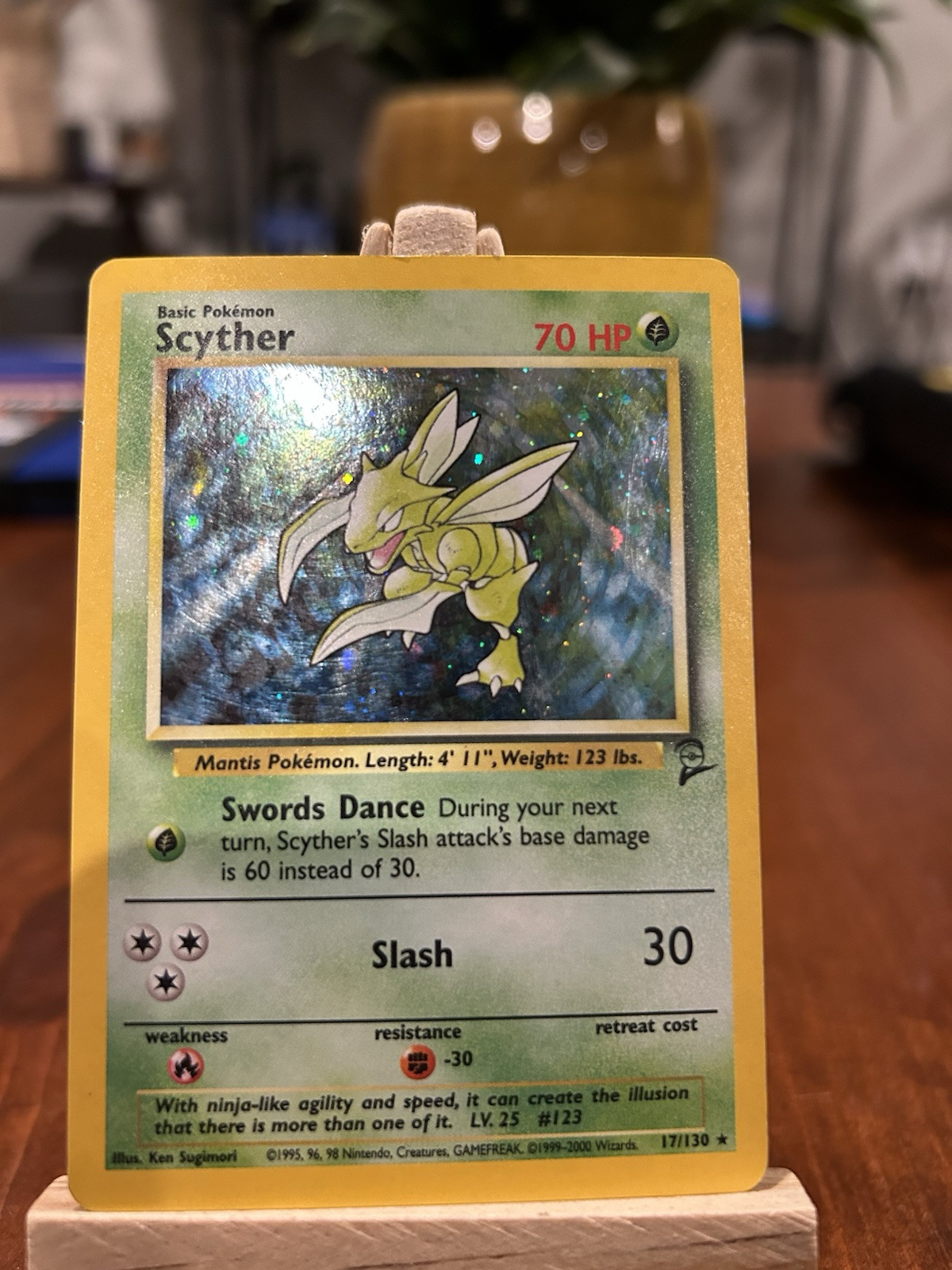 Scyther 017/130 Base Set 2 Holo