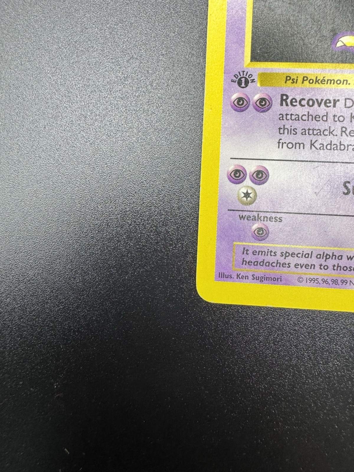 Kadabra 032/102 Base Set 1st Edition