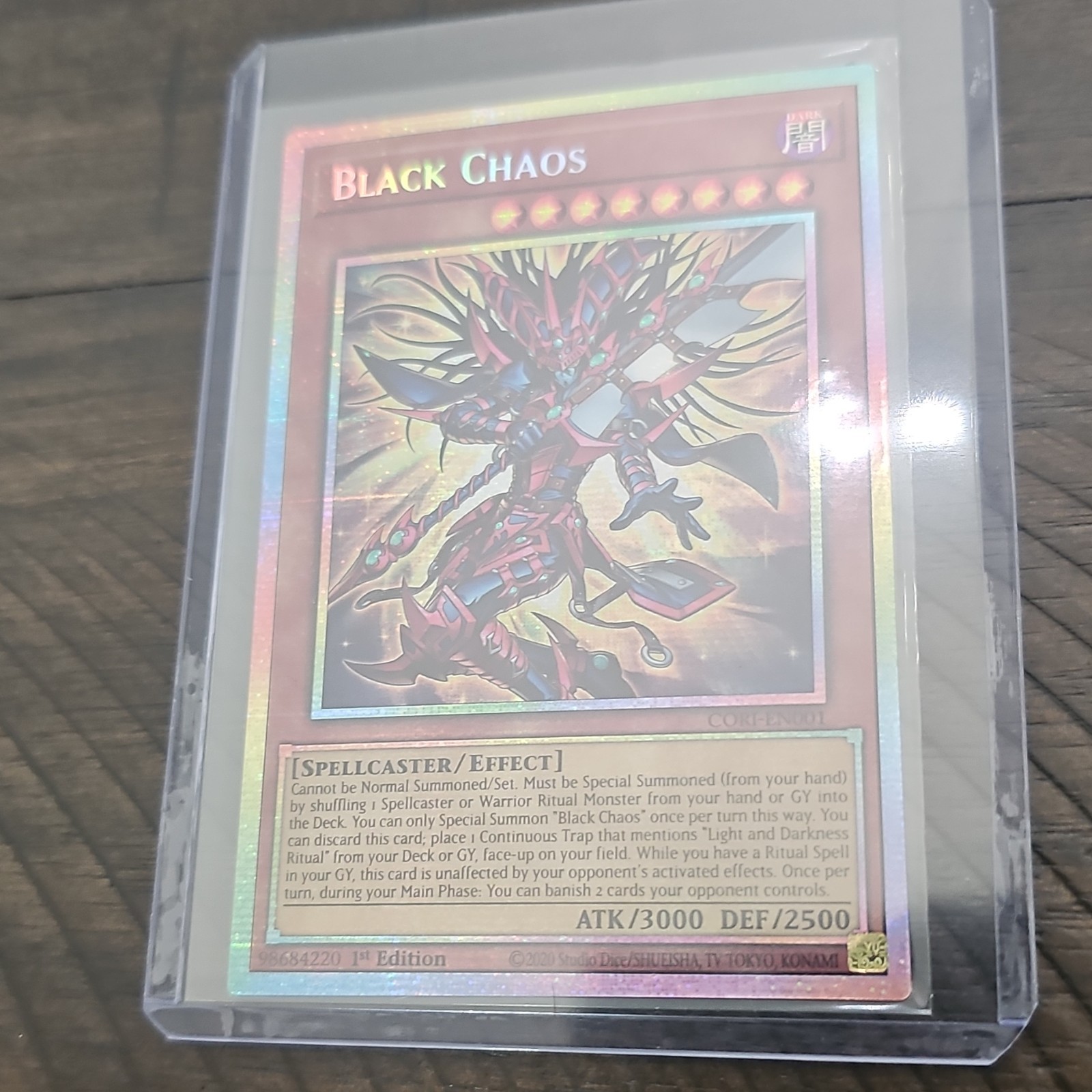 Yu-Gi-Oh! TCG Black Chaos CORI-EN001 Ultra Rare Foil 1st Ed (STARLIGHT RARE)