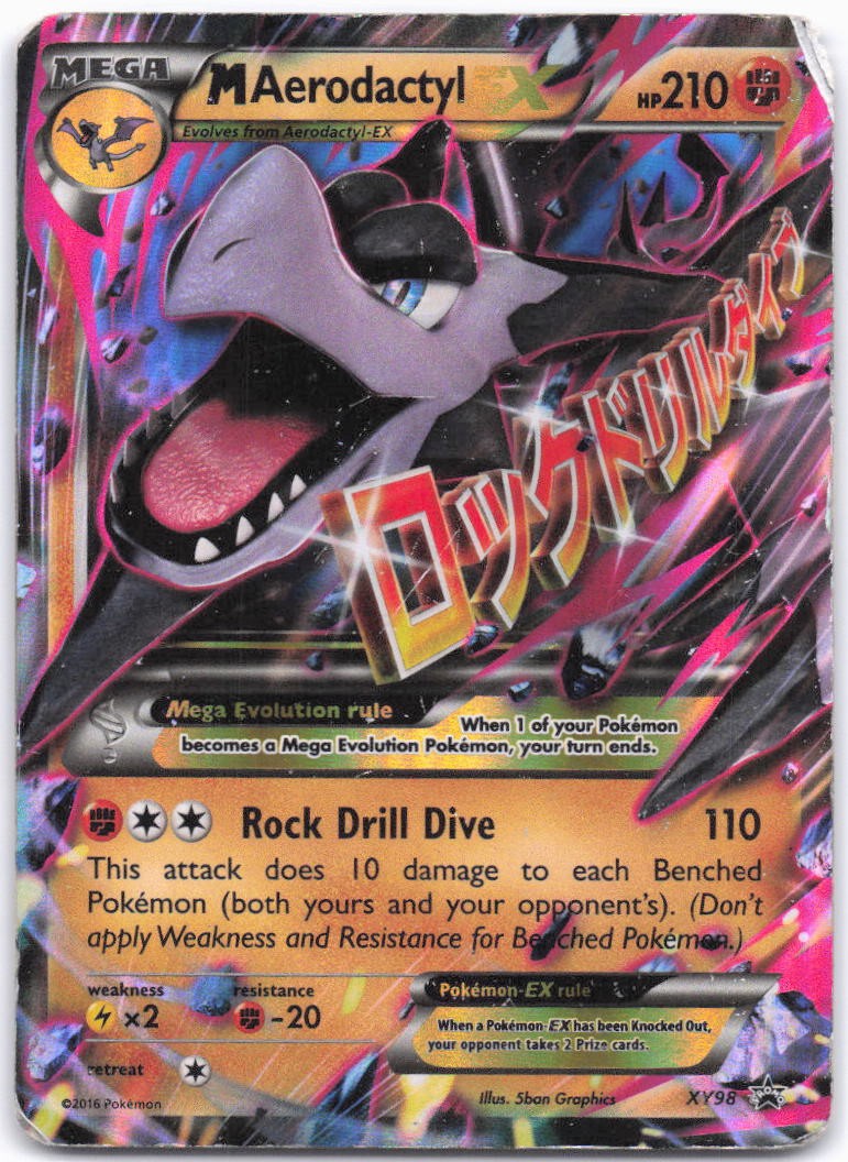 XY Promos #XY98 M Aerodactyl EX DMG