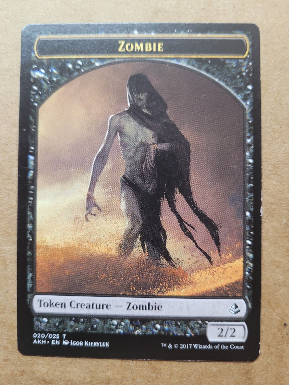 MTG Magic Token – Zombie (20/25) Amonkhet LP/NM Black AKH English BULK DISCOUNTS