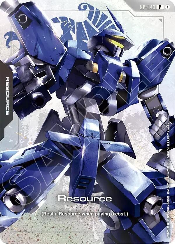 Resource Alternate Art Foil – RP-043 – Gundam TCG Card Game