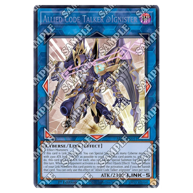 Yu-Gi-Oh! Alliance Insight Allied Code Talker @Ignister (Secret Rare) ALIN-EN051