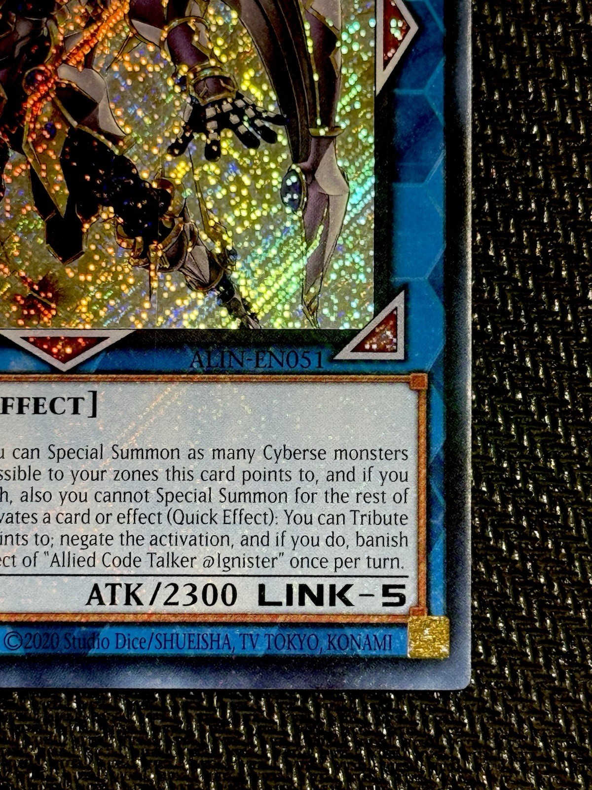Allied Code Talker @Ignister – ALIN-EN051 – Near Mint – 1St Edition – Yu-Gi-Oh!