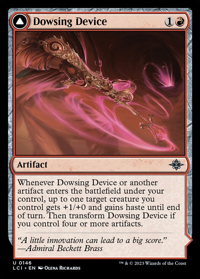 MTG Magic the Gathering Dowsing Device (146/535) The Lost Caverns of Ixalan LP