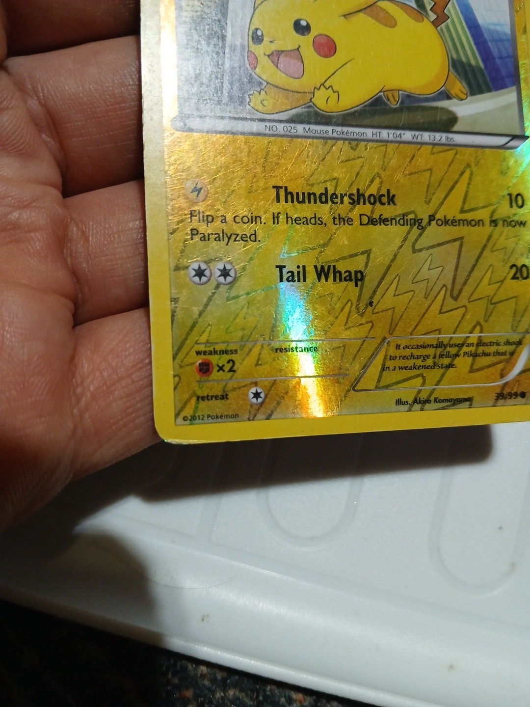 Pikachu – 39/99 – Common Reverse Foil Next Destinies – MP