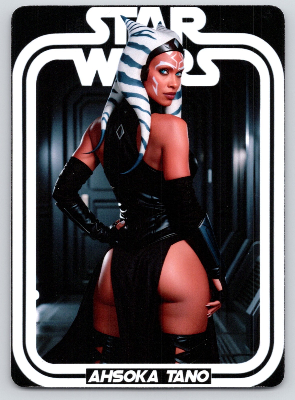 Star Wars Ahsoka Tano Hot Spicy Custom Trading Card ACEO