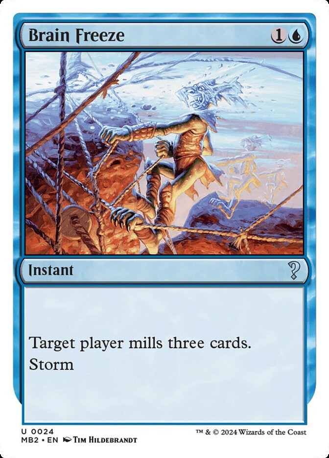 MTG Magic the Gathering Brain Freeze (24/390) Mystery Booster 2 LP