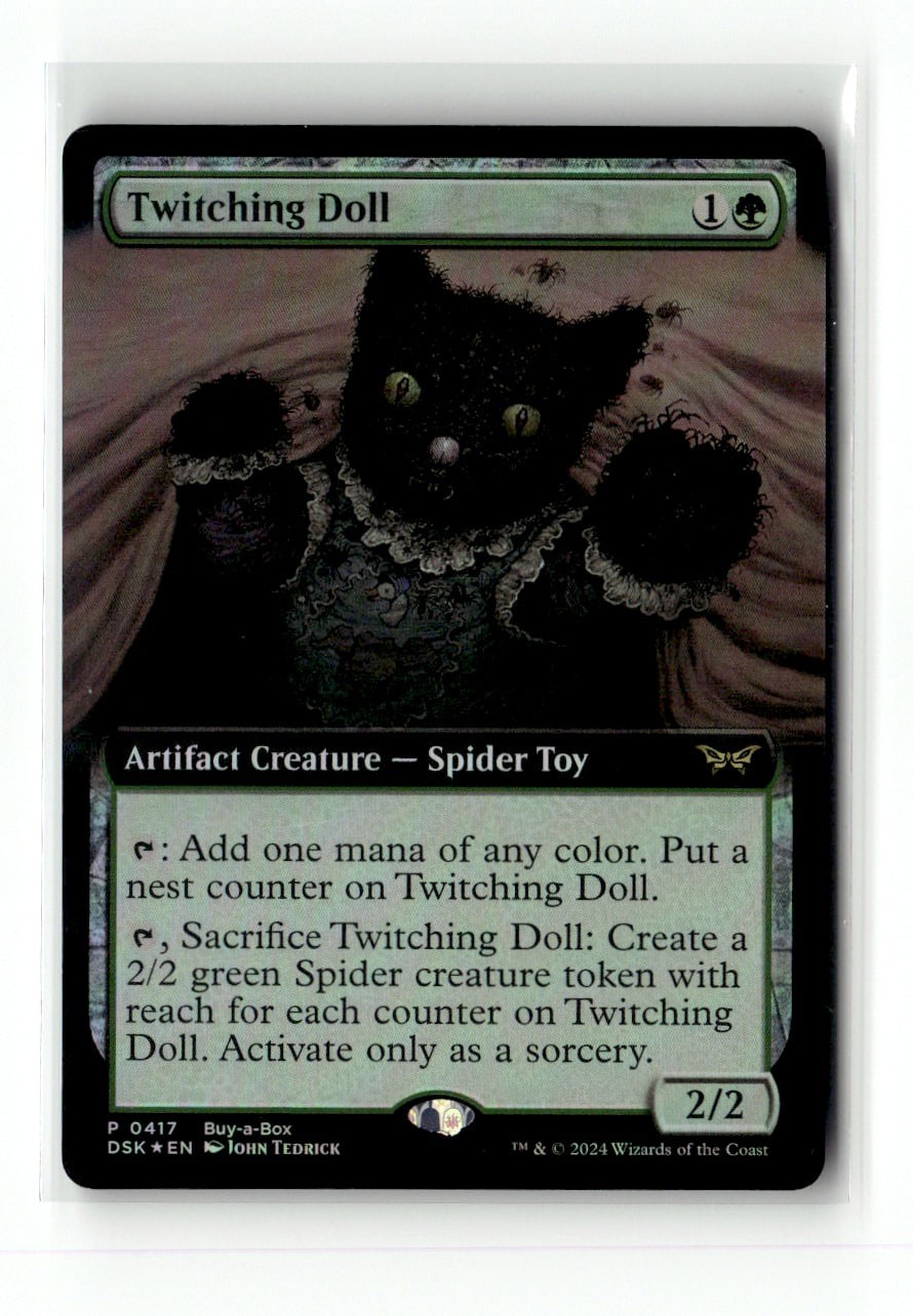 Twitching Doll 417/419 Duskmourn: House Of Horror Foil 2024 MTG NM