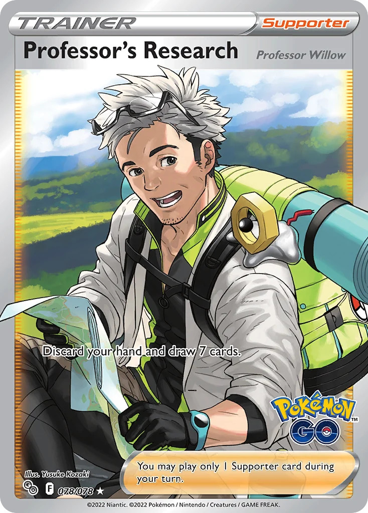 Professor’s Research – 078/078 Pokemon GO Ultra Rare Holo Pokemon – NM