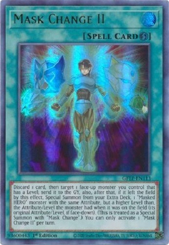 *** MASK CHANGE II *** (MASK CHANGE 2) GFTP-EN113 YUGIOH! (ULTRA RARE)