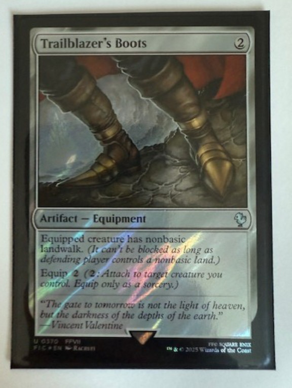 MTG: Trailblazer’s Boots (Surge Foil) Commander: Final Fantasy Foil NM