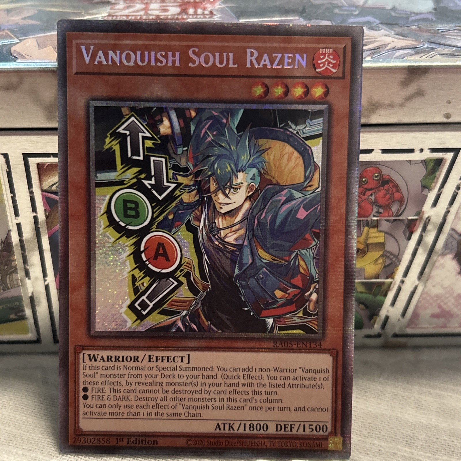 Vanquish Soul Razen RA05 Starlight Rare 1st Edition NM