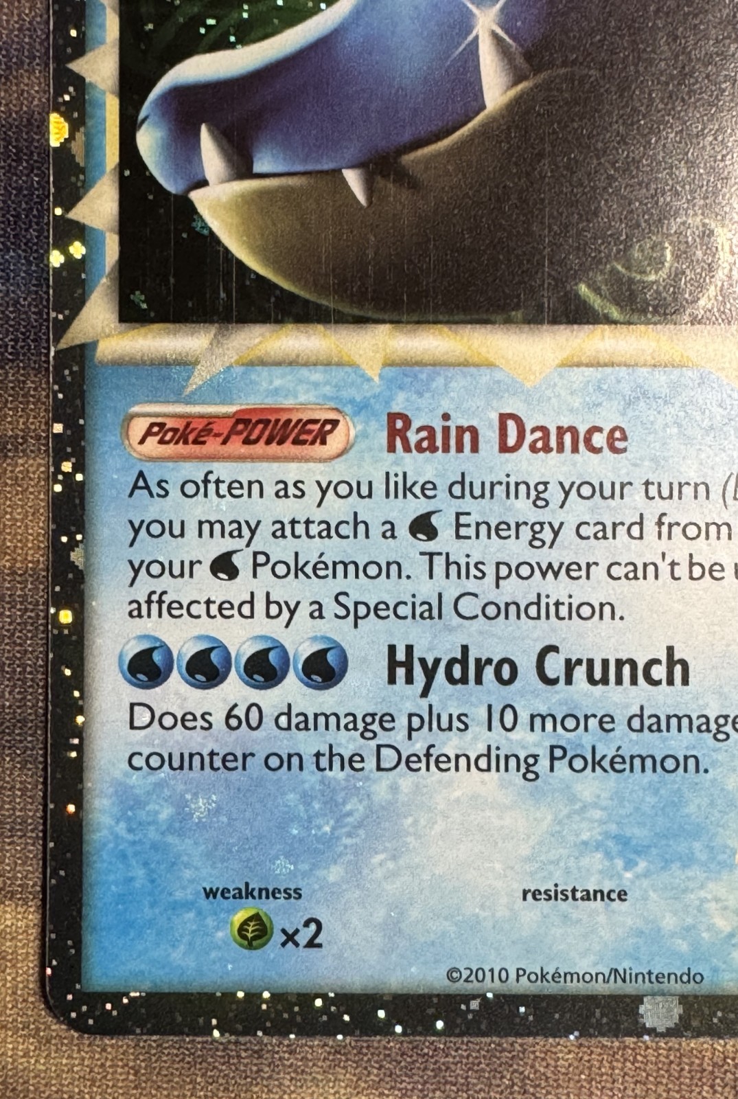 Pokemon Feraligatr (Prime) 108/123 HeartGold & SoulSilver Holo Rare 2010 NM