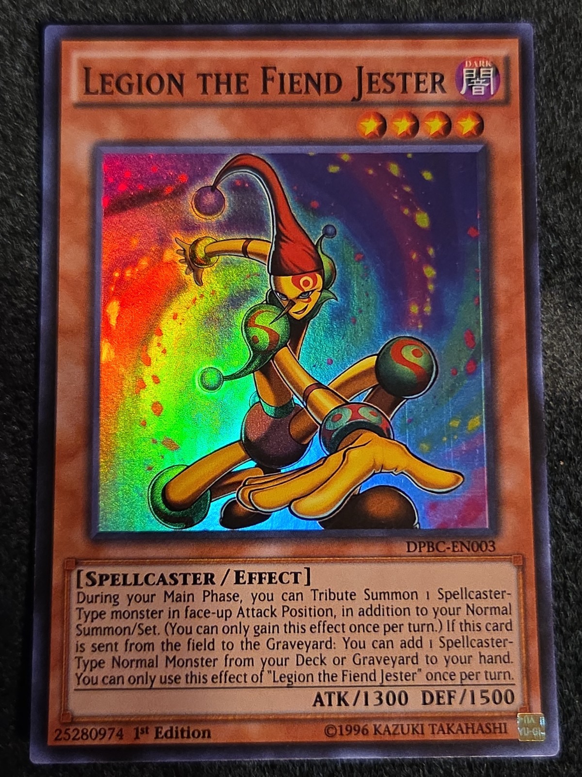 Legion the Fiend Jester DPBC-EN003 Super Rare 1st Edition NM