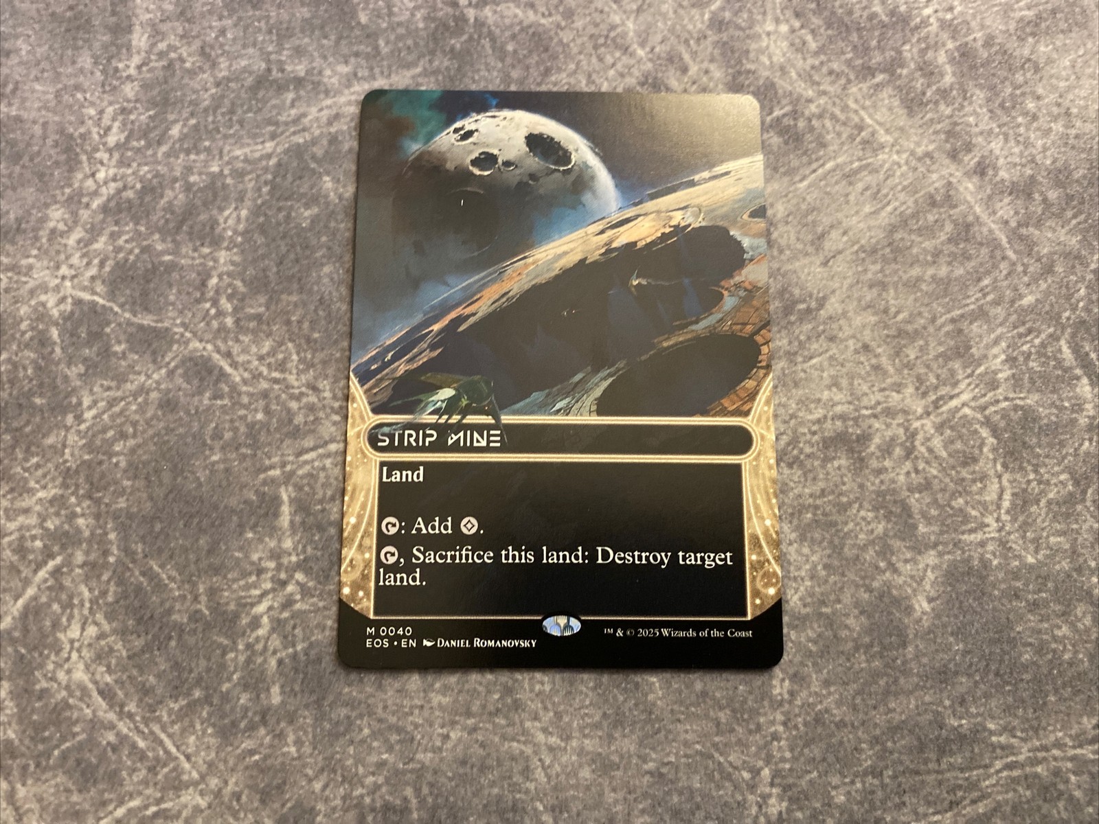 Strip Mine EOS 0040 MTG Borderless Near Mint Non Foil