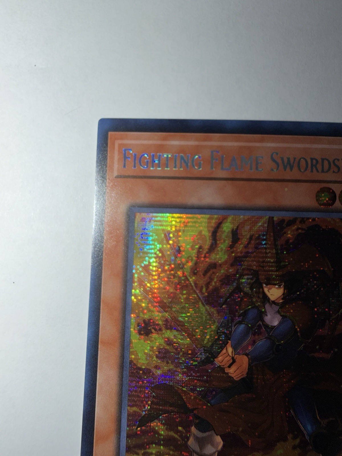 Yu-Gi-Oh Fighting Flame Swordsman MP24-EN132 Prismatic Secret Rare