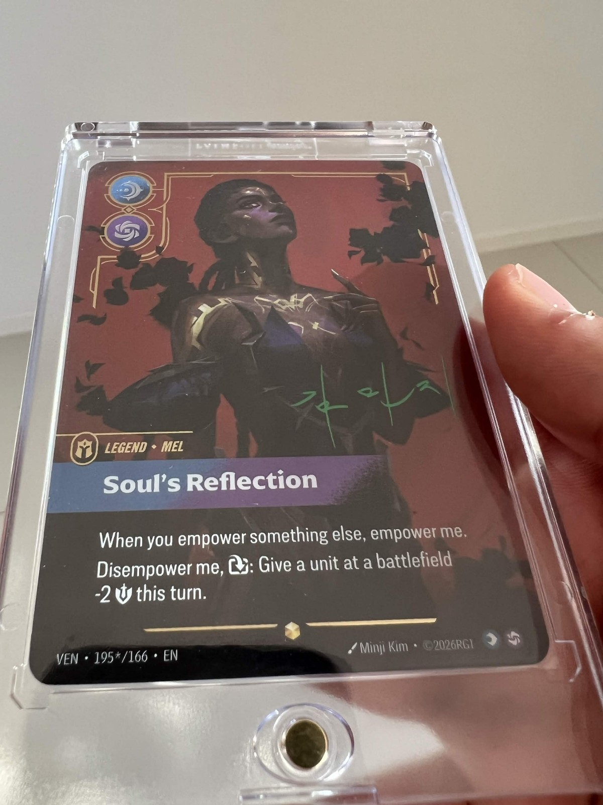 Mel, Soul’s Reflection – Signature Overnumbered – VEN 195*/166 – EN – Riftbound