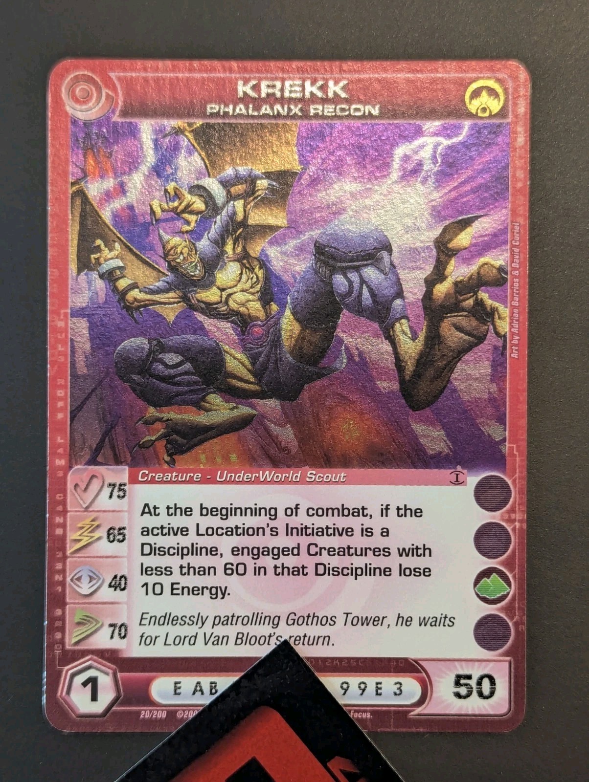 Chaotic Krekk Phalanx Recon 20/200 Rare 75/65/40/70 50 Pack Fresh 5/5 Max