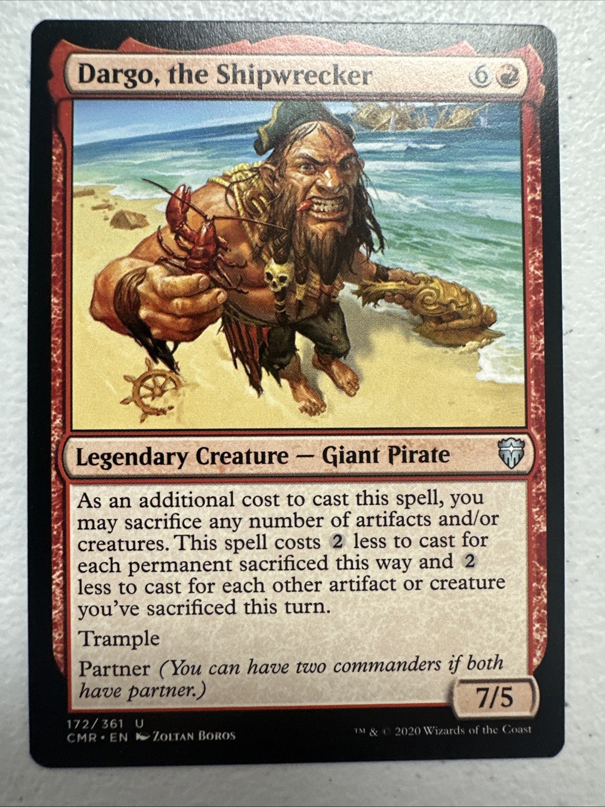 Dargo, the Shipwrecker Commander Legends Regular