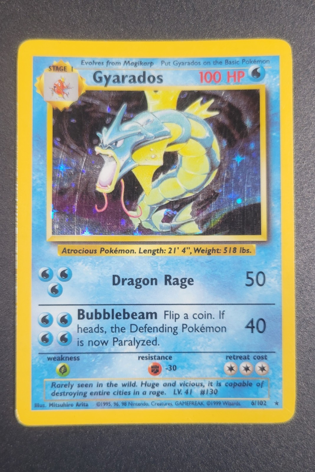 Gyarados 006/102 Base Set Holo