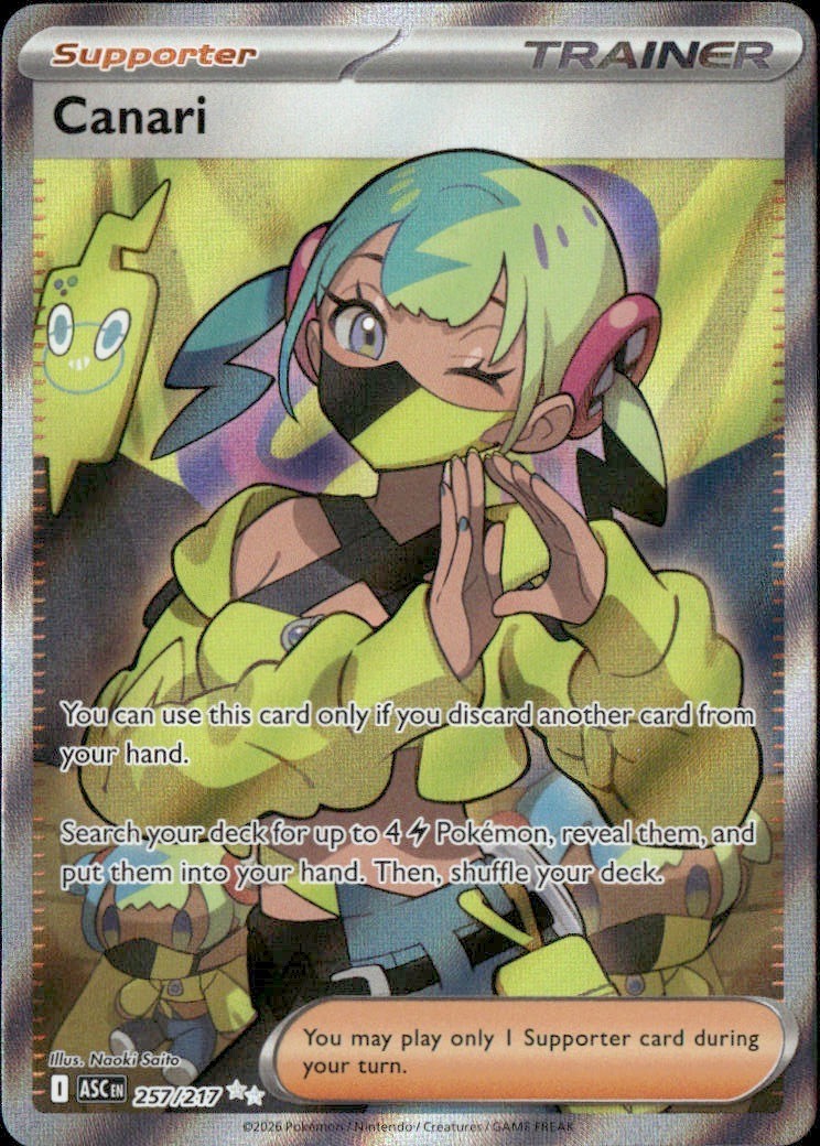 Canari Ultra Rare Holo ME: Ascended Heroes NM 257/217