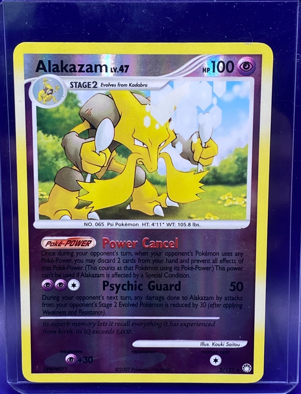 Alakazam 2/123 Mysterious Treasures Reverse Holo
