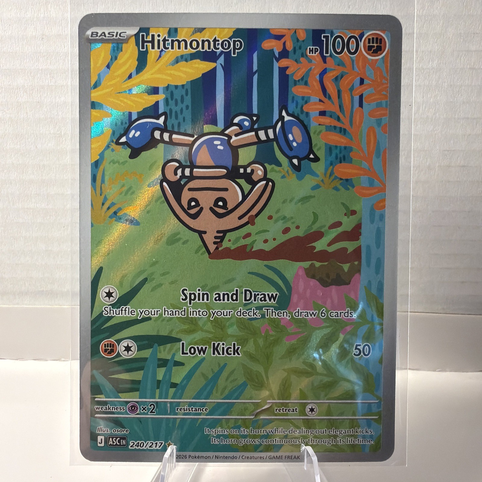 Hitmontop 240/217 Me: Ascended Heroes Holo