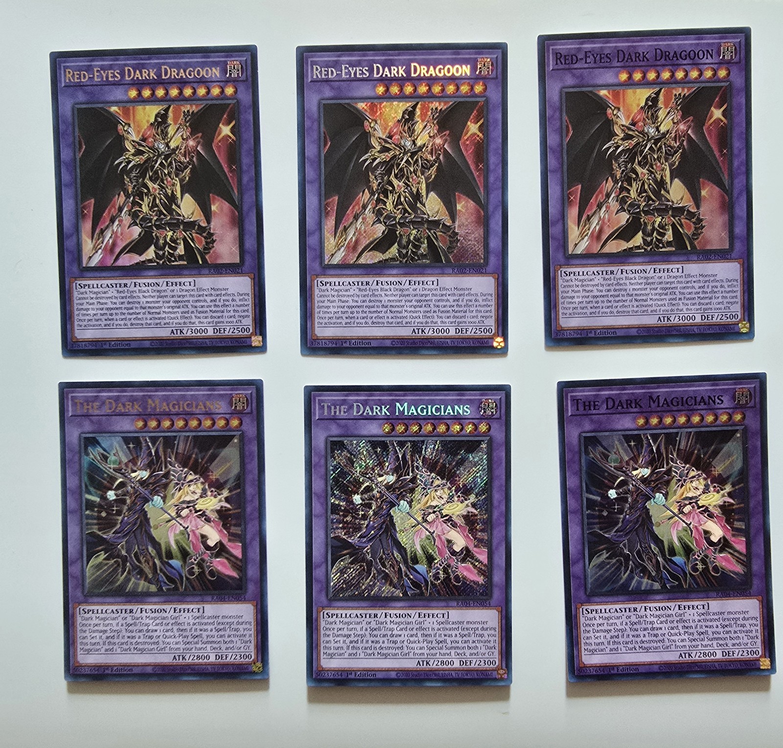 Choose Your Rarity! Red-Eyes Dark Dragon RA02 The Dark Magicians RA04