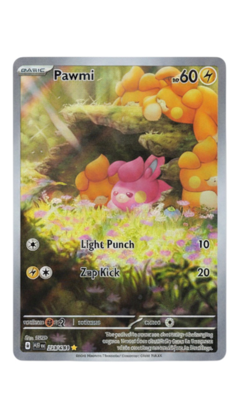 Pawmi Holo Illustration Rare SV: Paldean Fates 226/091 NM