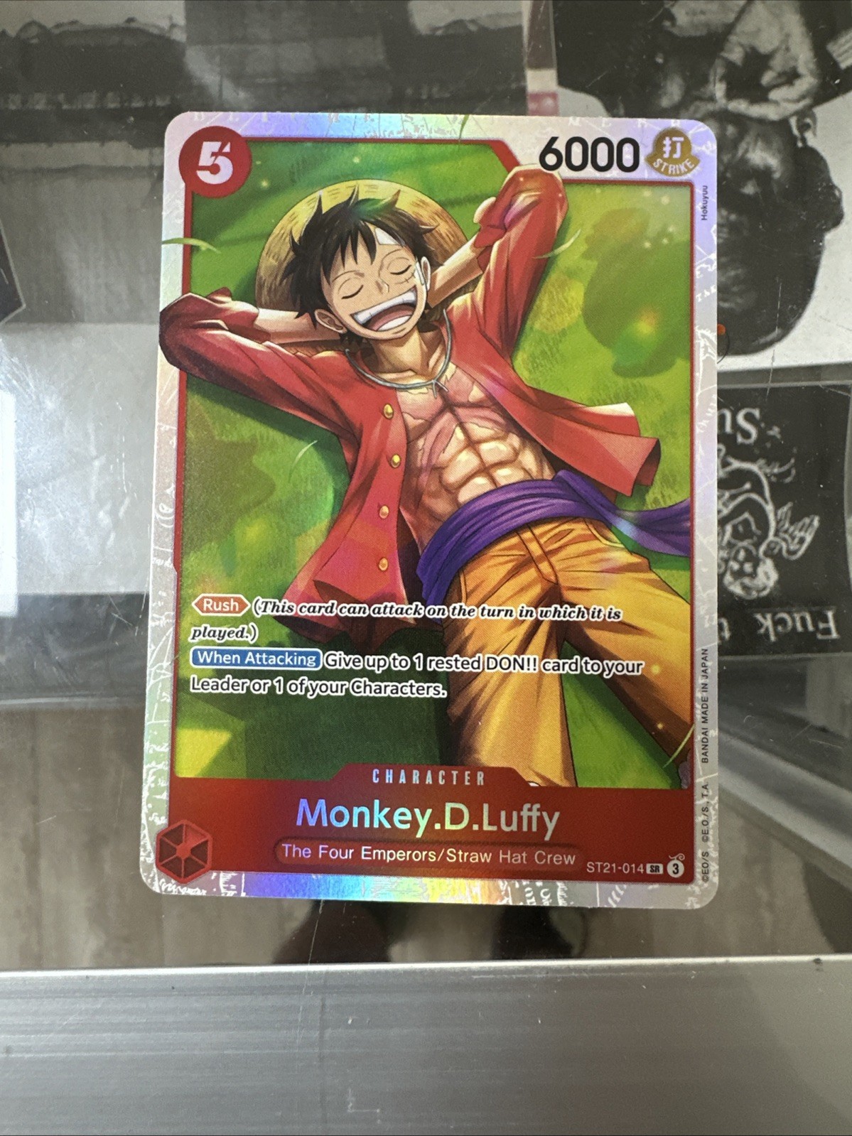 Monkey.D.Luffy ST21-014 – One Piece TCG Starter Deck EX: Gear 5 SR Foil NM
