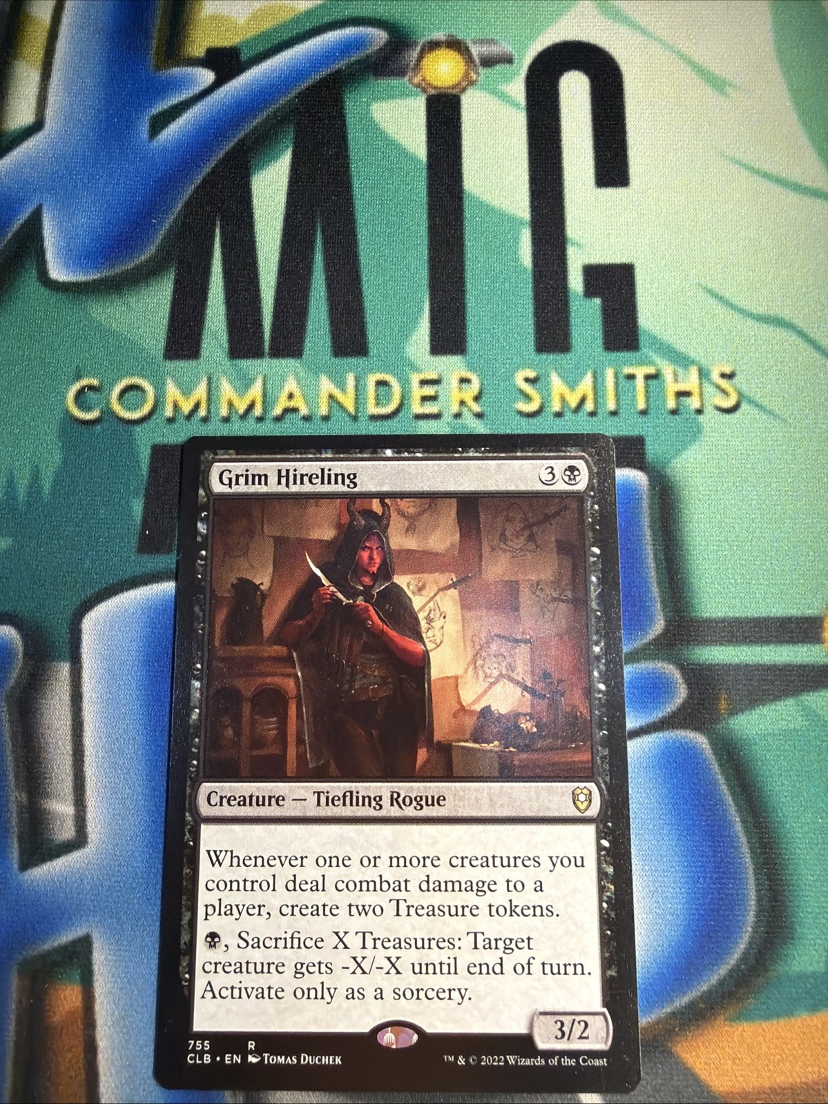 Grim Hireling 🔥 NonFOIL 🔥 MTG NM Commander Adventures of the Forgotten Realms