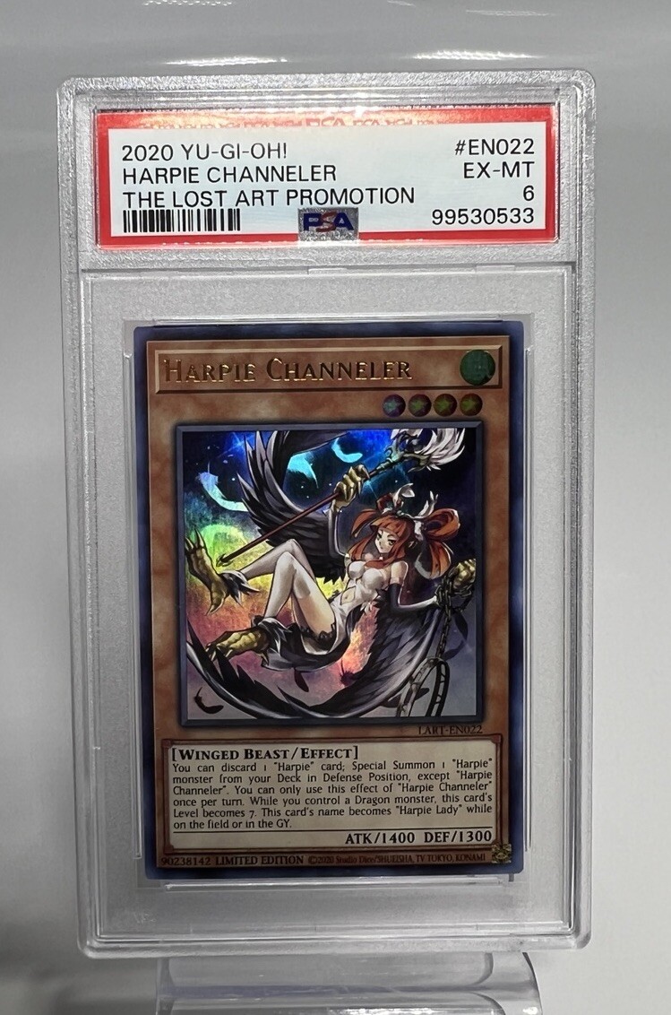 Yu-Gi-Oh! Harpie Channeler Ultra Rare LART-EN022 – PSA 6