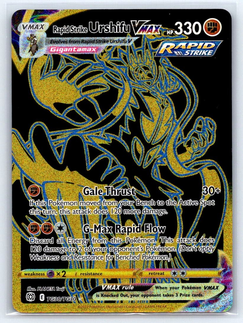 Rapid Strike Urshifu VMAX TG30/TG30 Brilliant Stars Trainer Gallery Pokemon MP